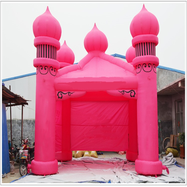 城厢粉色帐篷